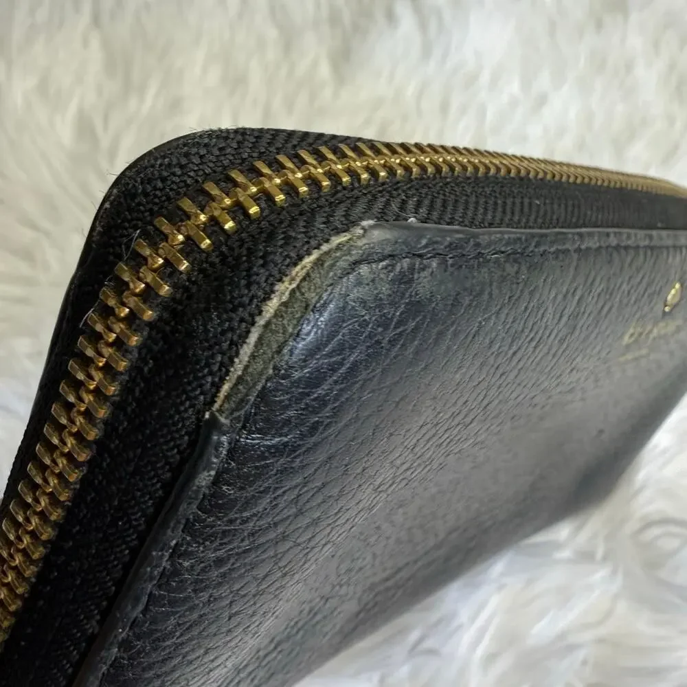 Kate Spade New York Black Zip Around Wallet